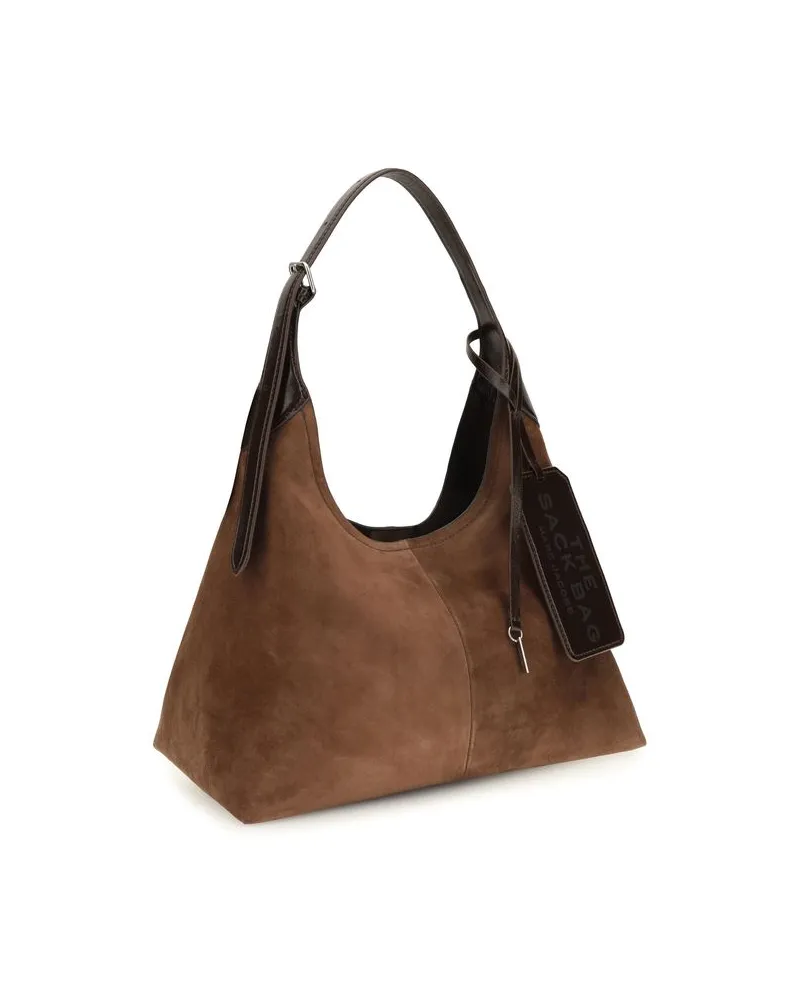 Marc Jacobs Suede Shoulder Bag — Brown Brown