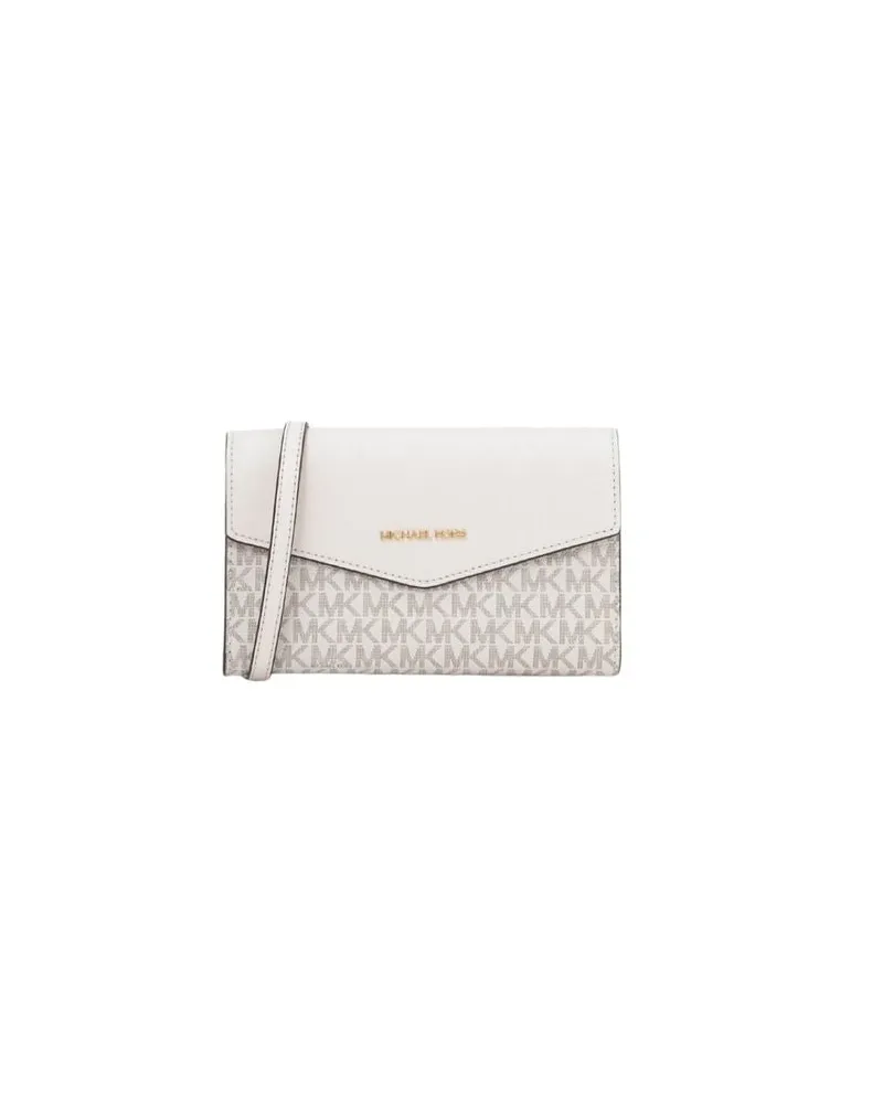 Michael Kors Women's Tote Light Cream 88.coated Canvas Polyester Tote-bags Beige