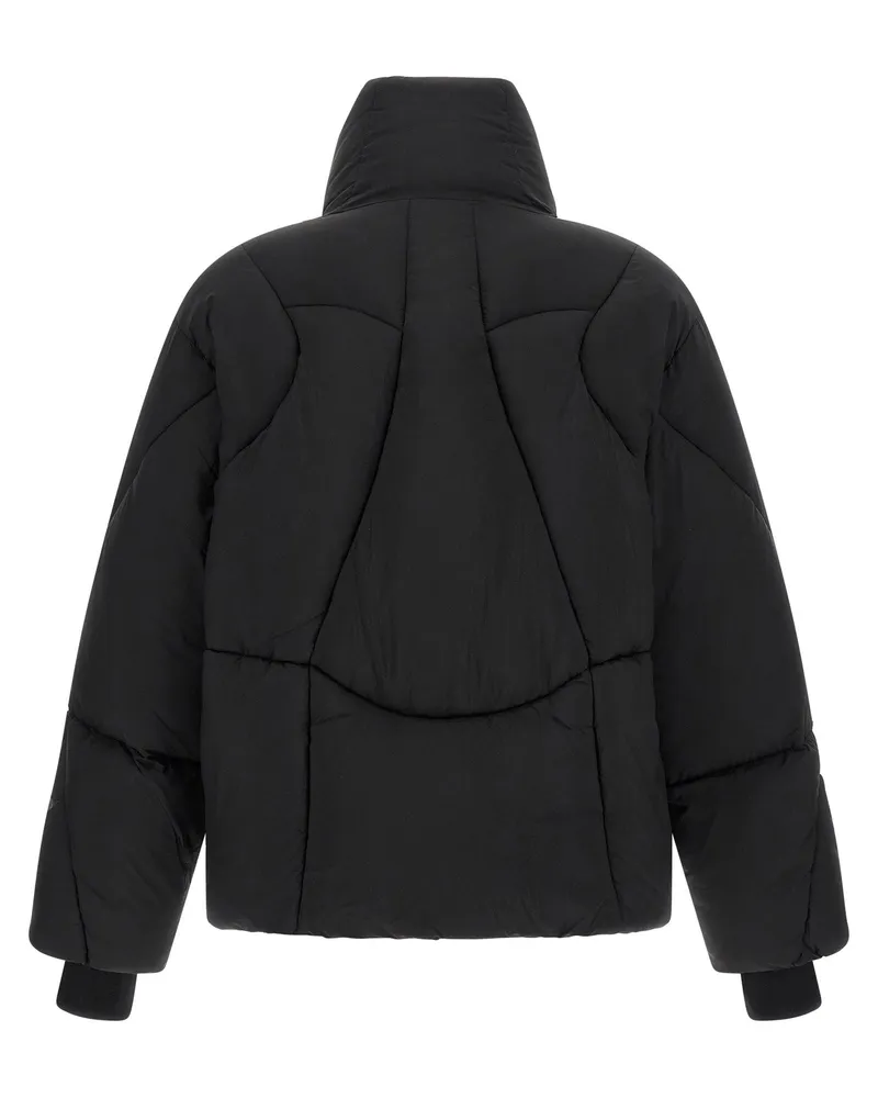 THOM KROM Geometric Quilted Down Jacket — Black Black