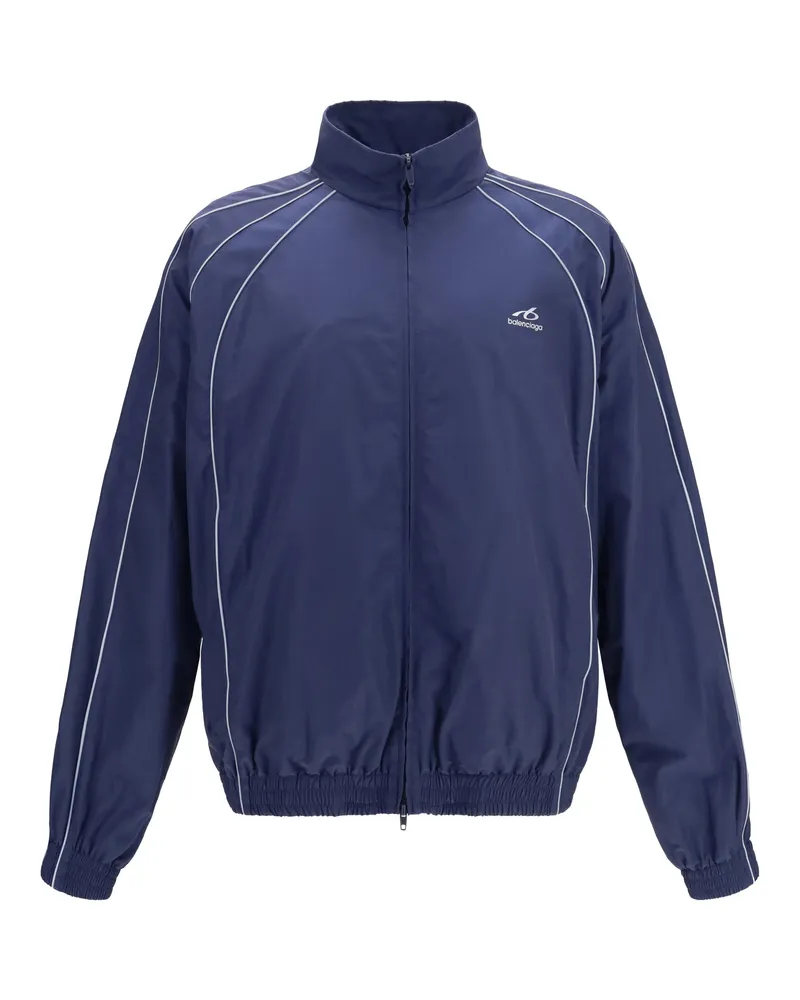 Balenciaga Men's Tracksuit Jacket Bodys New Dark Navy Cotton Navy