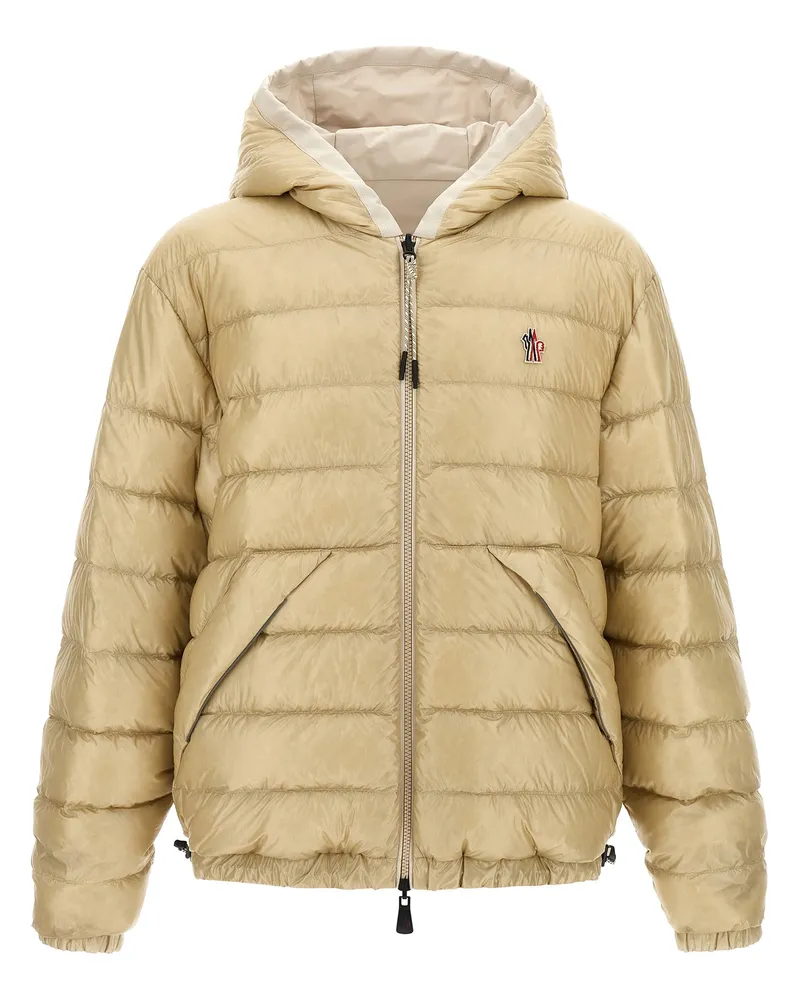 Moncler Men's Beige Polyamide Shell Jacket Clothing Beige