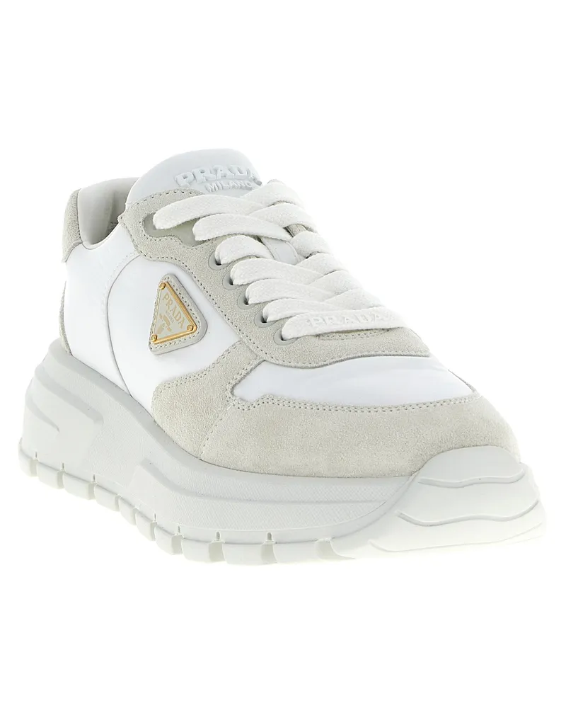 Prada Prax Sneakers — White White