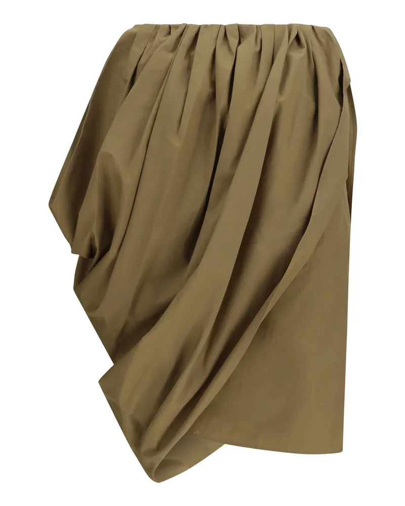 Chloé Women's Skirt Amber Olive Cotton Olive