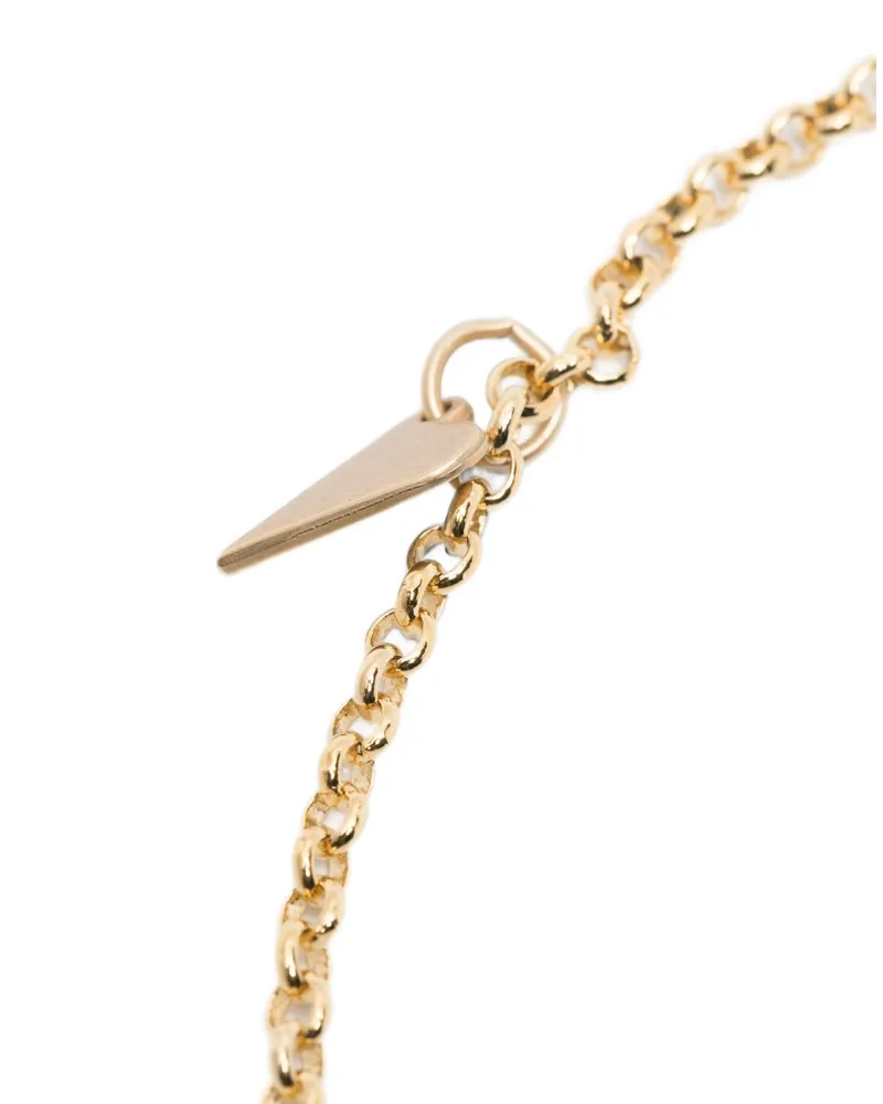 forte_forte Tassel and Pearl Necklace — Gold Gold