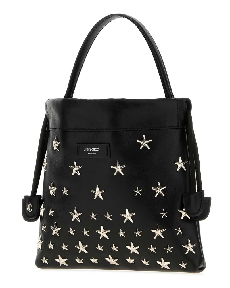 Jimmy Choo Leather Shoulder Bag — Black Black