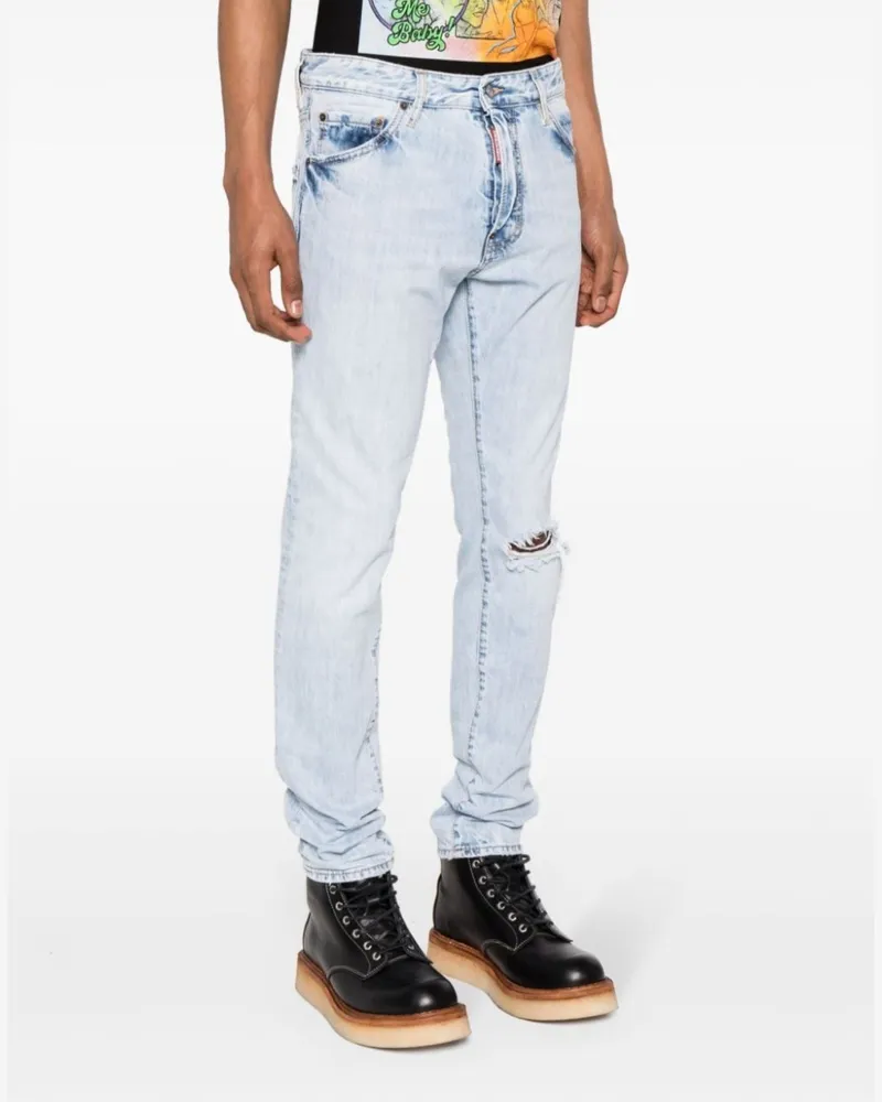 Dsquared2 Men's Cool Guy Distressed Jeans Blue Clothing Blue