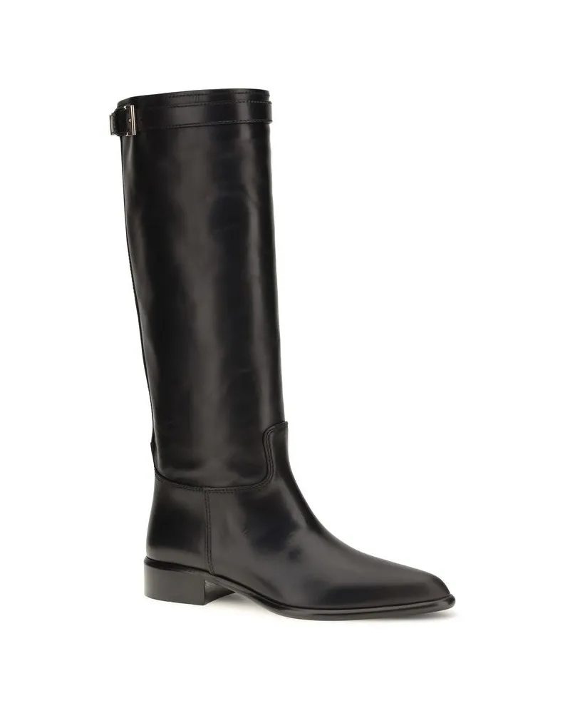 Prada Calf Leather Boots — Black Black