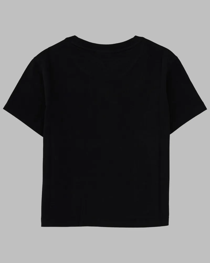 Kitsuné Organic Cotton Logo T-Shirt — Black Black
