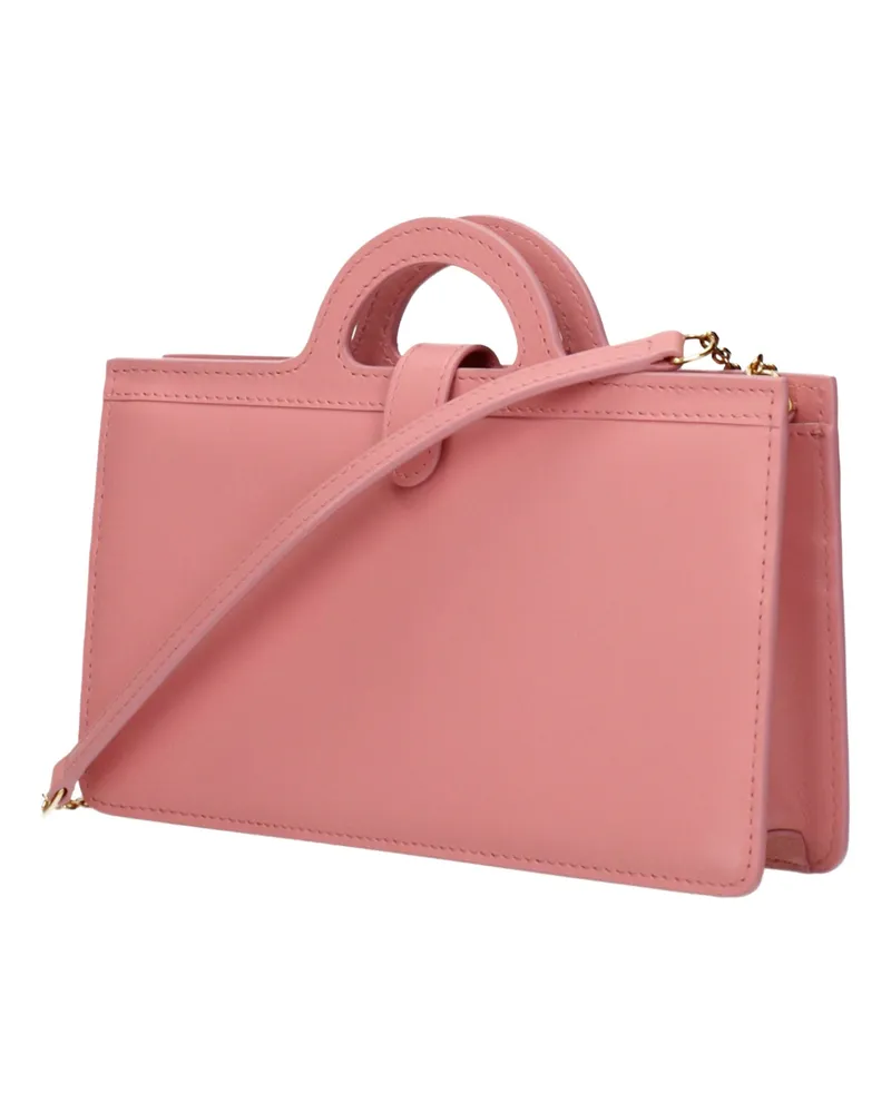 Marni Women's Pink Leather Crossbody Bag Pink