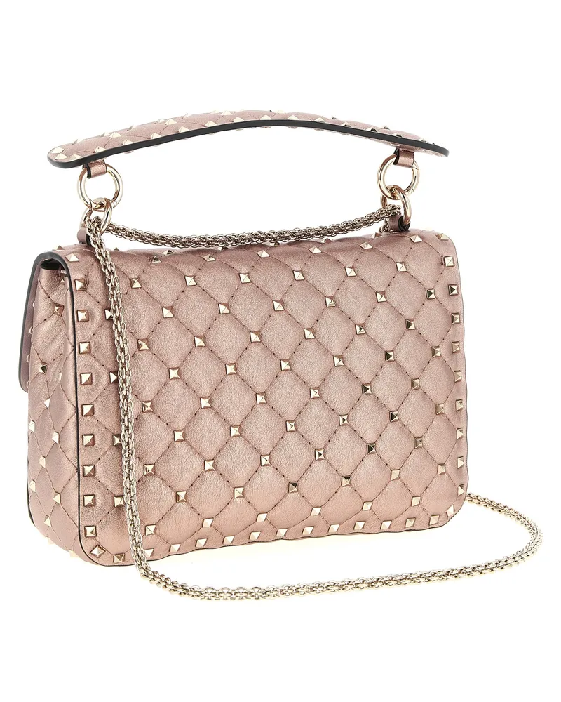 Valentino Garavani Women's Multicolor Lamb Leather Shoulder Bag Pink