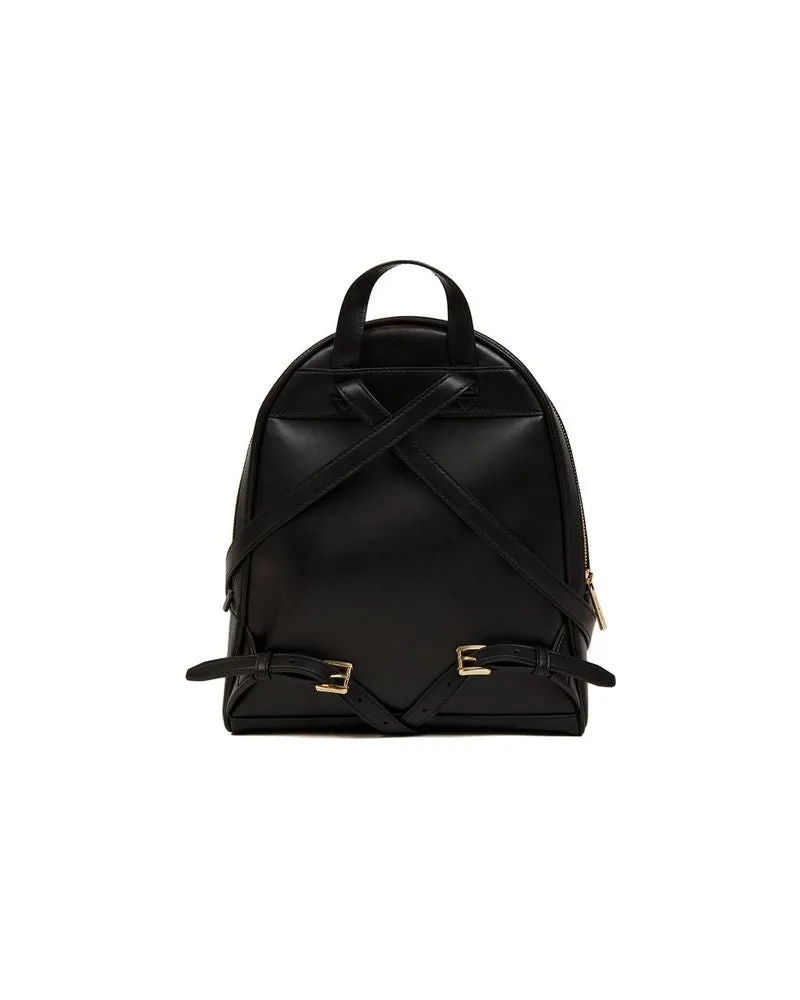 Michael Kors Women's Backpack Black Leather Black