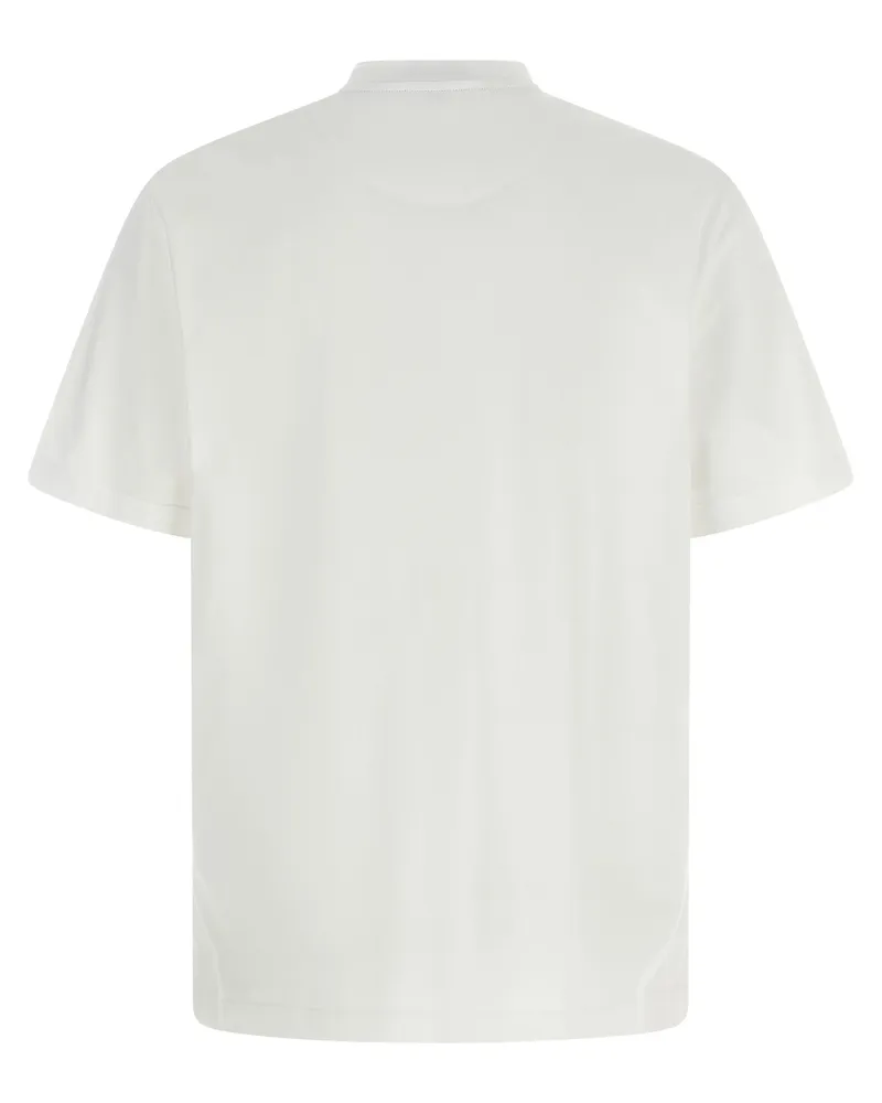 Brioni Men's White Cotton T-Shirt White