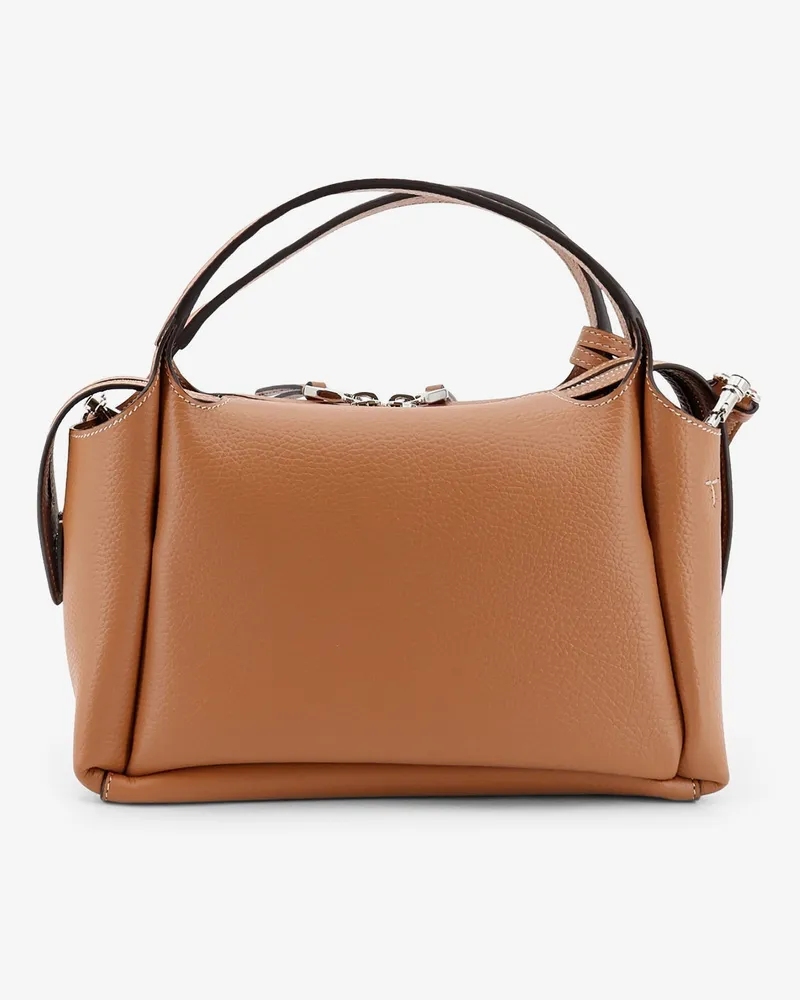 TOD'S Women's Crossbody Bag Apa Leather Brown Shoulder Brown