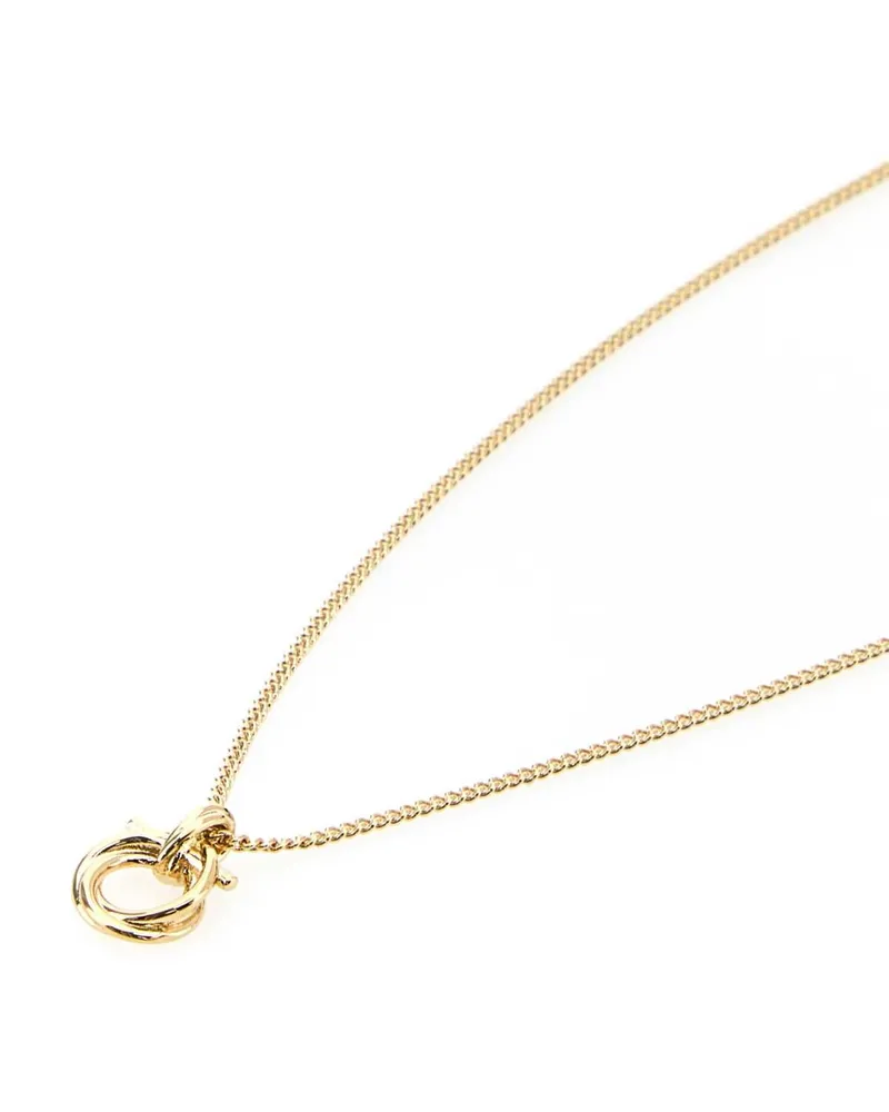 Ferragamo Women's Gold Metal Gancini Necklace Orochiaro Collane Necklaces Orochiaro