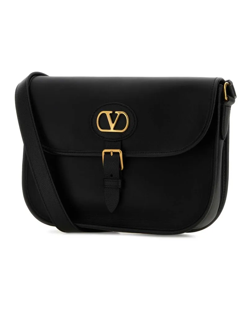 Valentino Garavani Men's Black Leather Antibes Crossbody Bag Nero Calf - Bos Taurus Borse A Tracolla Black