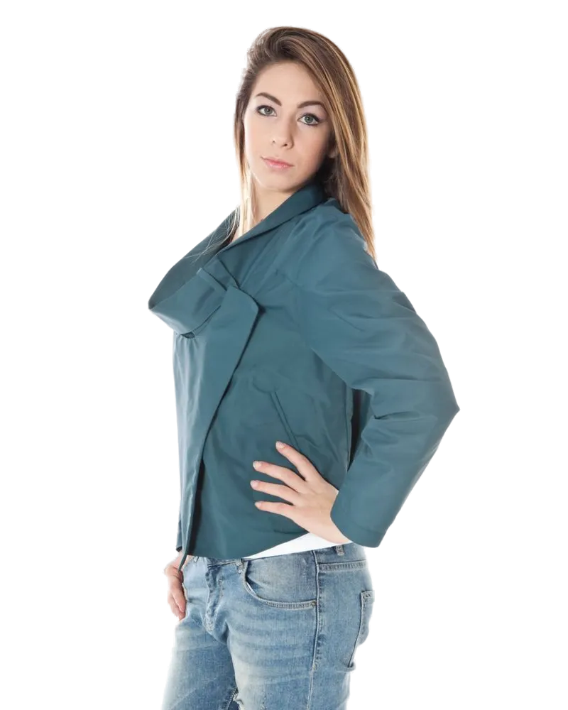 Calvin Klein Side-Zip Polyamide Jacket — Green Green