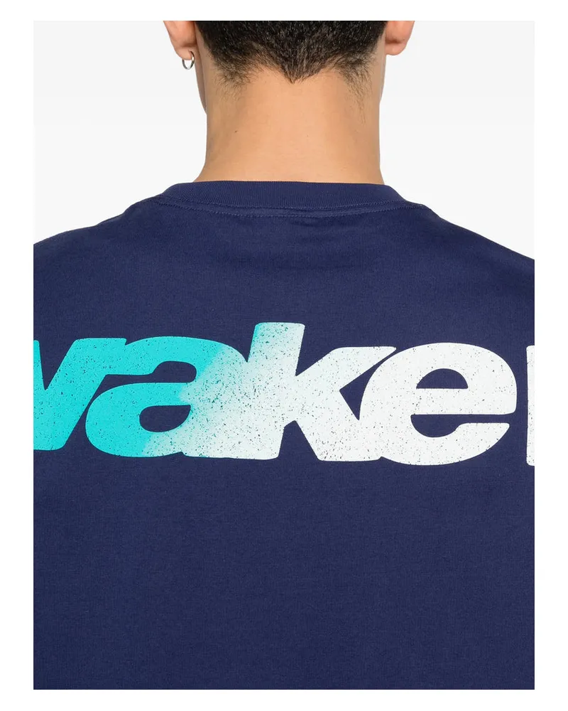 AWAKE NY Cotton T-Shirt — Navy Navy