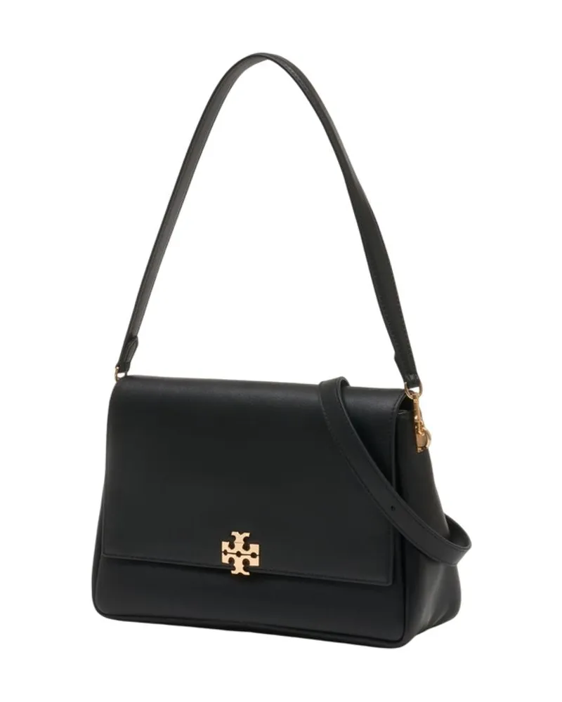 Tory Burch Women's Charlie Shoulder Bag Black Cowhide Black