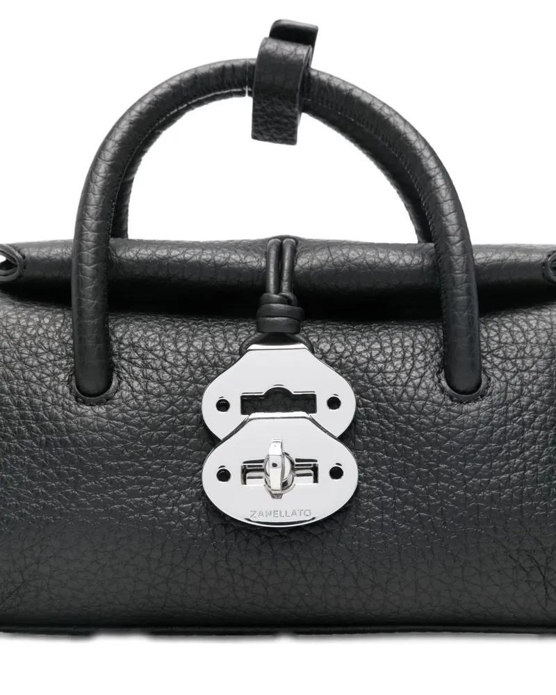 Zanellato Top Handle Bag — Black Black