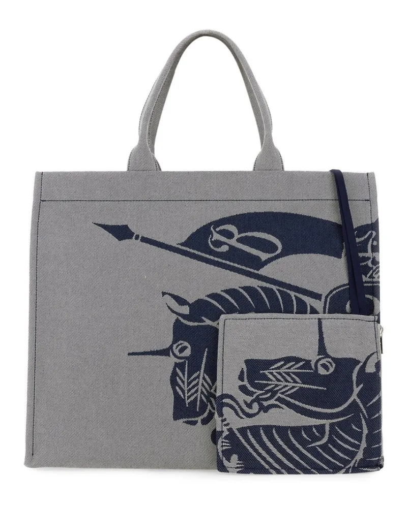 Burberry EKD Knight Tote Bag — Gray Gray