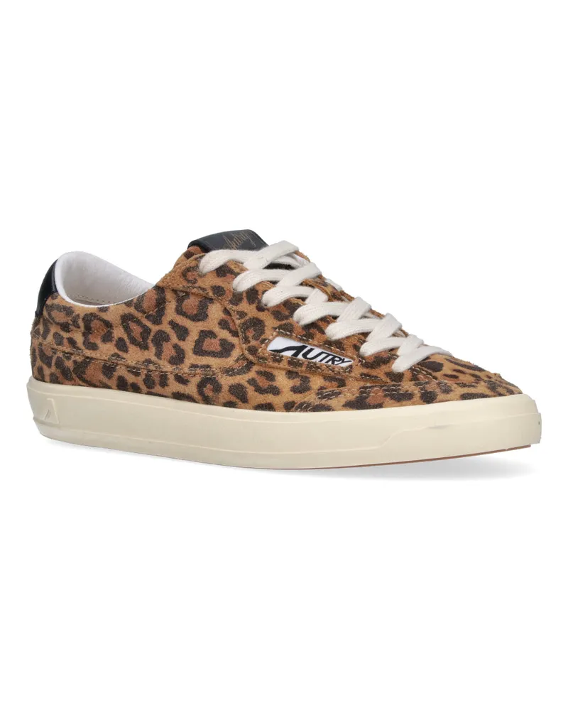 AUTRY Women's Sneakers Brown Leather Brown