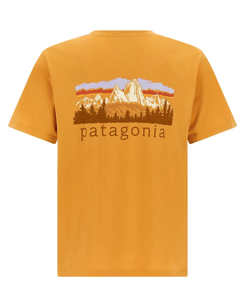 Patagonia Fitz Roy Foothills T-Shirt — Orange Orange