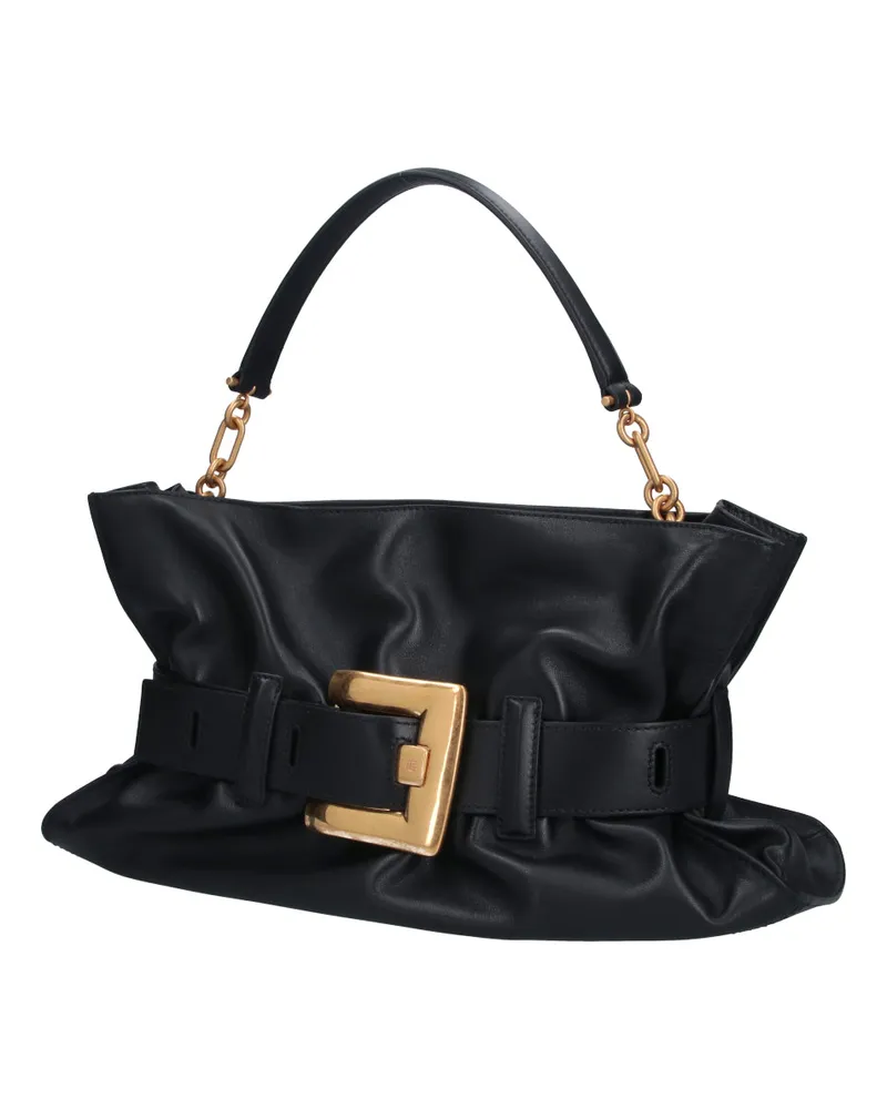 Balmain Women's Bags Black Calf Leather Black