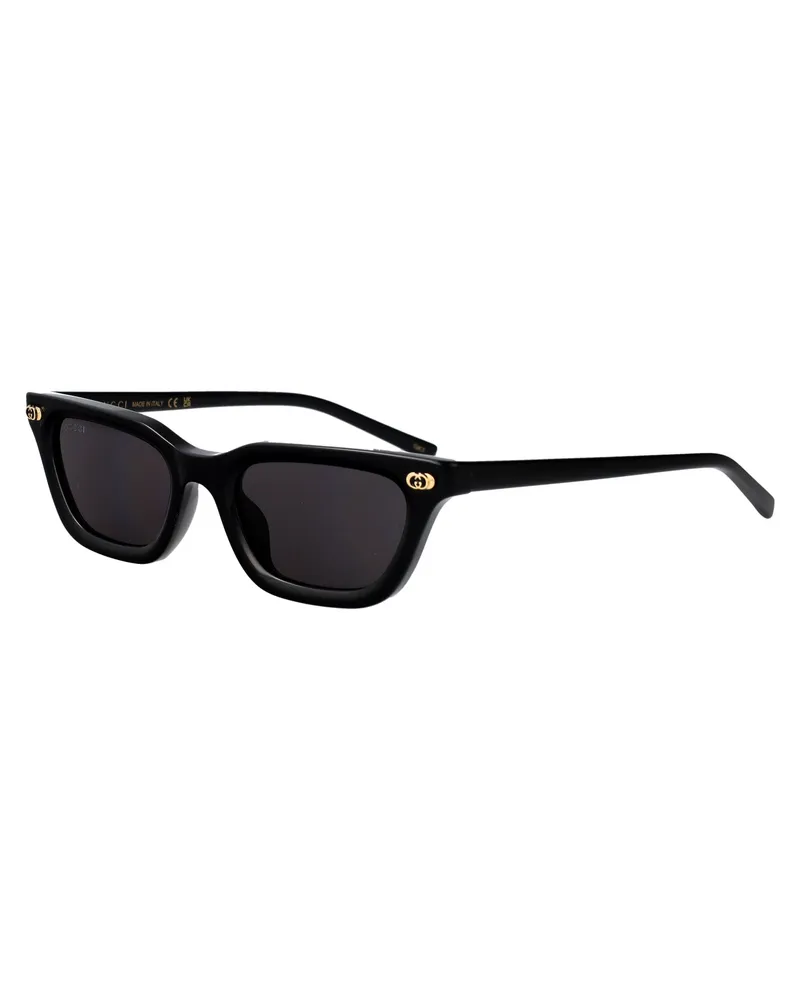 Gucci GG1944S Black Acetate Cat-Eye Sunglasses — Black Black