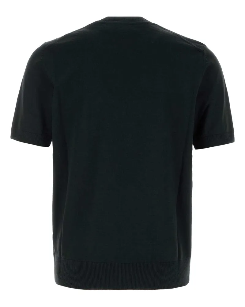HUGO BOSS Men's Black Cotton Sweater Exterior: Maglieria Black