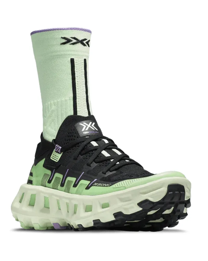 X-Bionic Men's Sneakers Terraskin X01 Digital Lime-Black Lime-X Black Upper: Polyester Trainers Lime/x Green