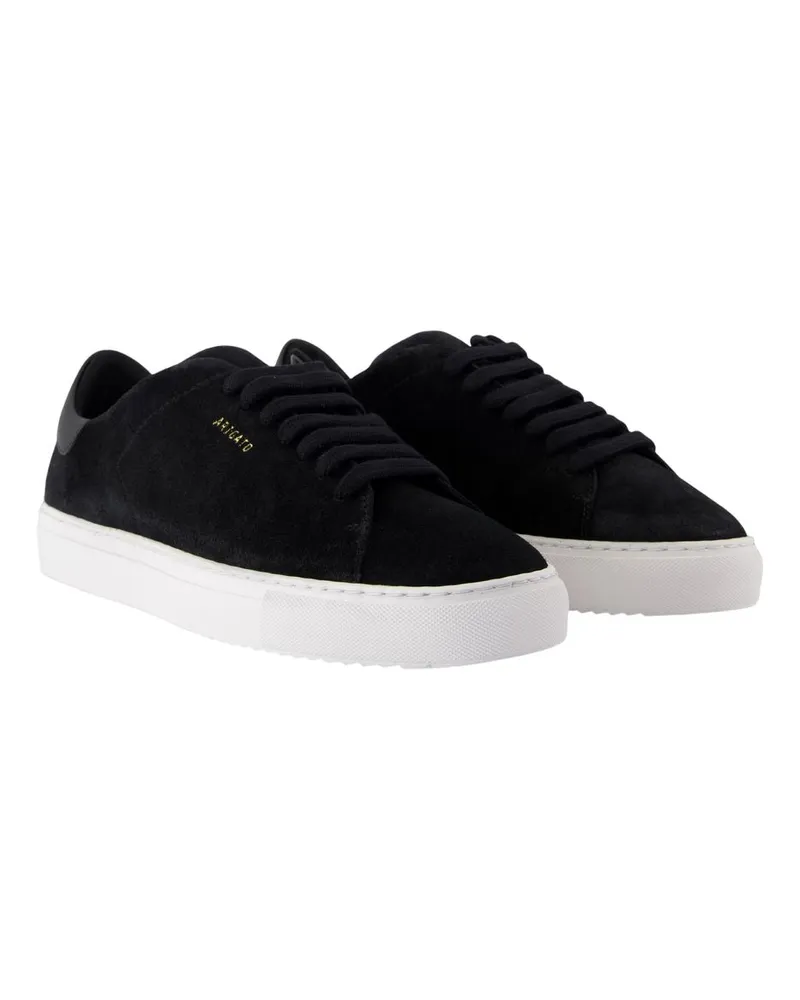 Axel Arigato Men's Clean 90 Sneakers -  Leather Black Calfskin Shoes Black