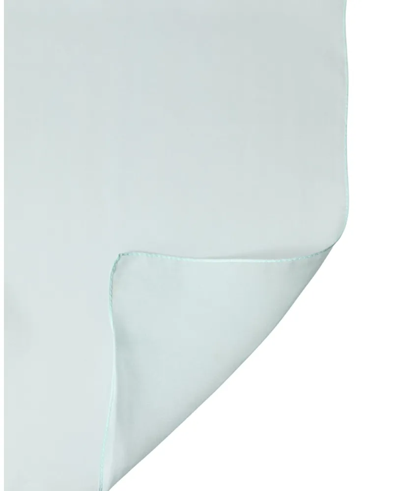 Dolce & Gabbana Men's Light Teal Silk Stole Neck Wrap Shawl Scarf Teal