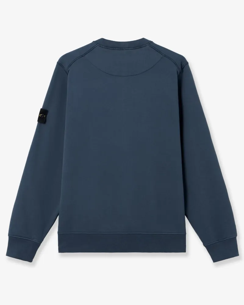 Stone Island Men's Sweatshirt Cotton Blue Sweatshirts Sweater Navy
