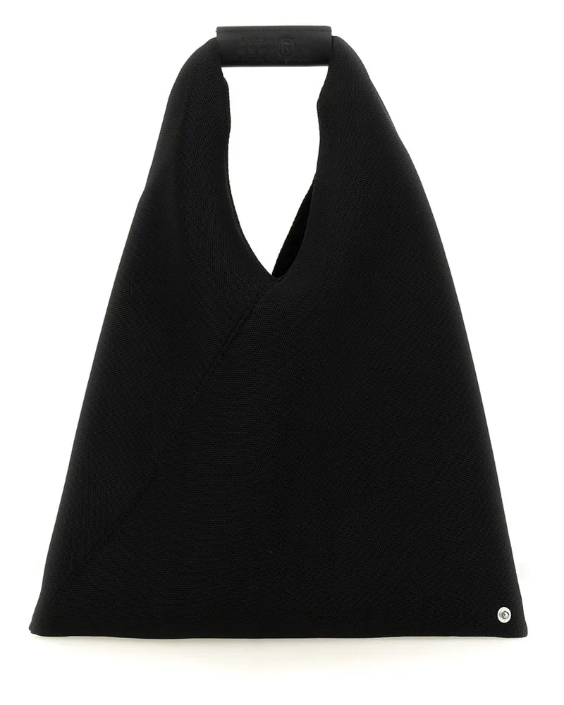 Maison Margiela Women's Handbag Japanese Small Black Polyester Handbags Hand Bags Black