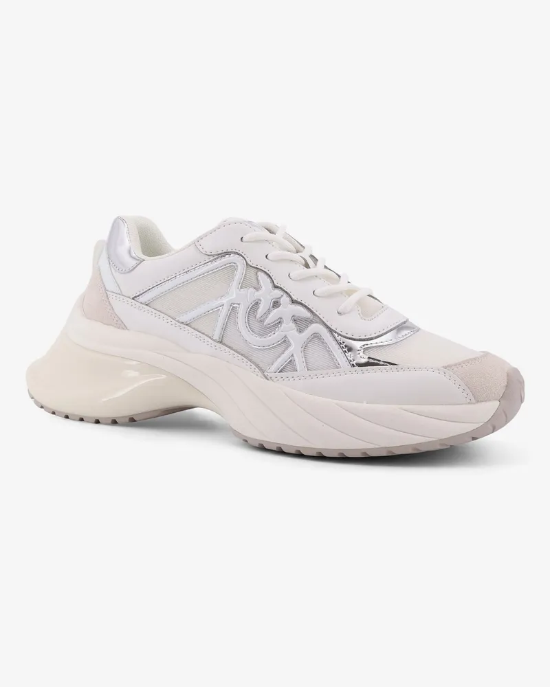 Pinko Women's Leather Sneakers Ariel 33 White Trainers White