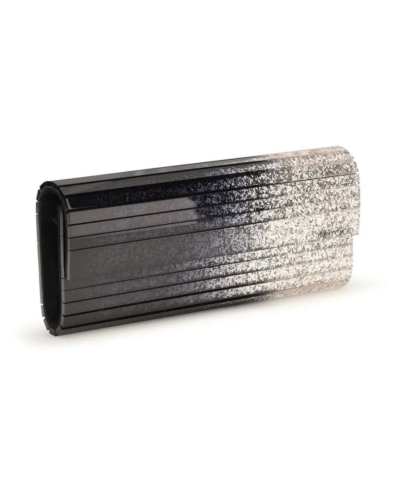 Jimmy Choo Women's Sweetie Clutch Black-Champagne Mothr Of Pearl Clutches Black/champagne Black