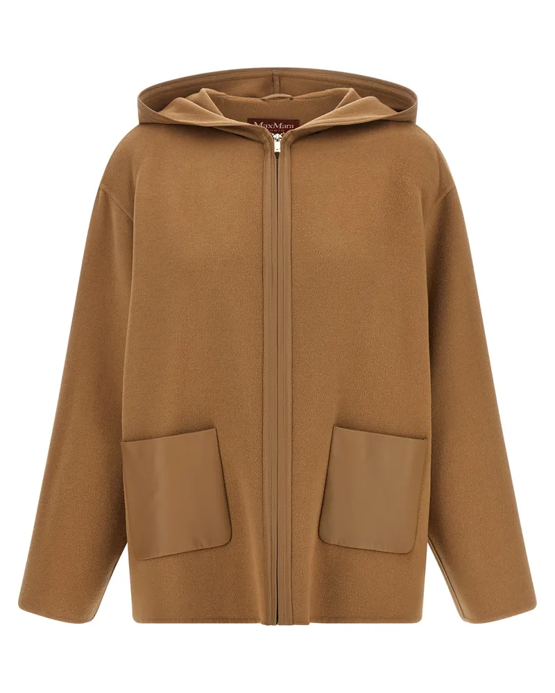 Max Mara Studio Coat — Beige Beige