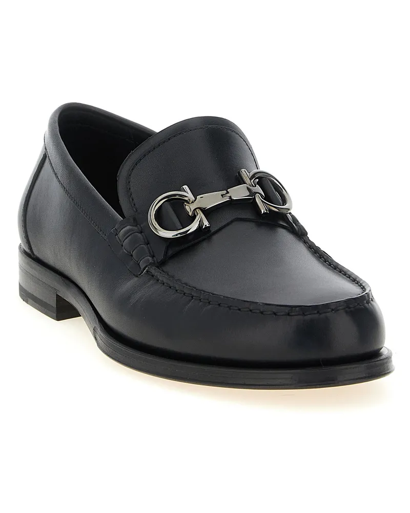 Ferragamo Teatro Loafer — Black Black