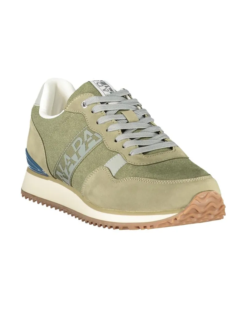 Napapijri Contrasting Lace Sneaker — Green Green