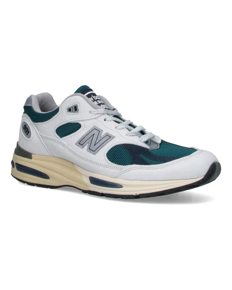 New Balance Unisex Sneakers Green Nubuck White