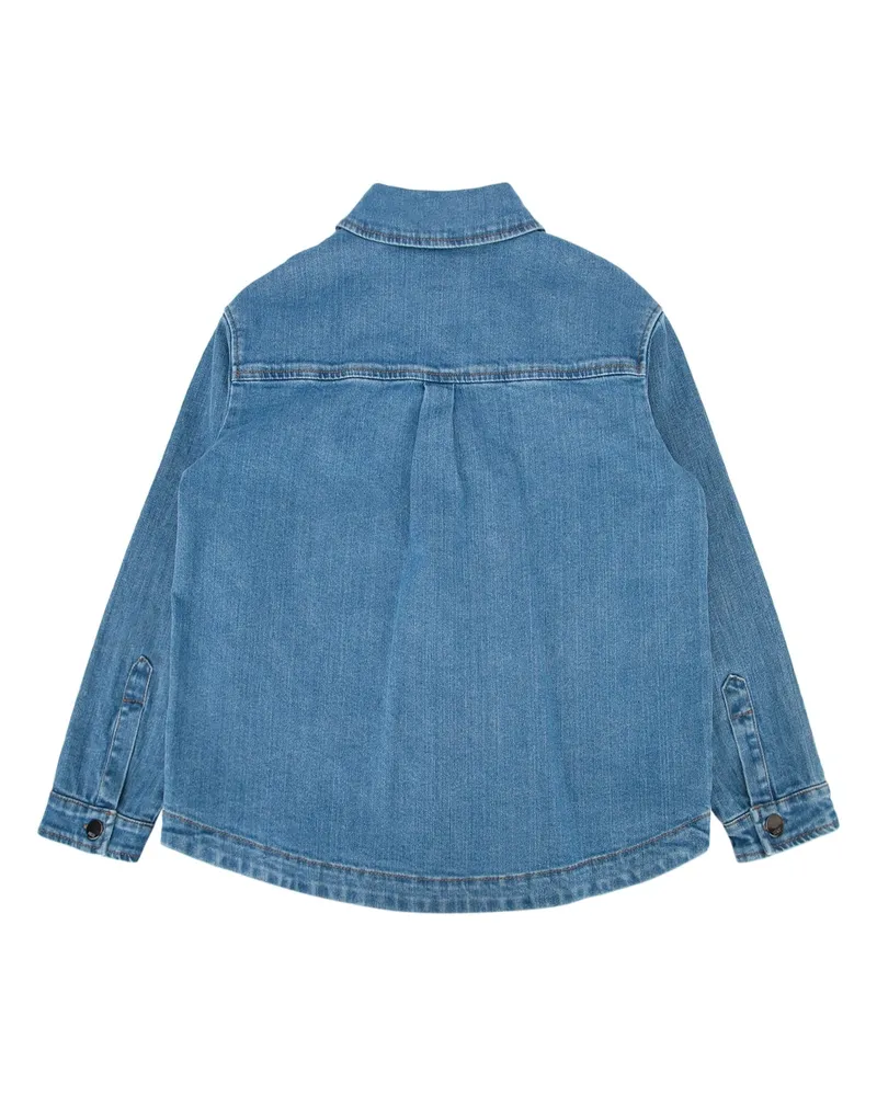 Fendi Boys' Jacket Blue Blue