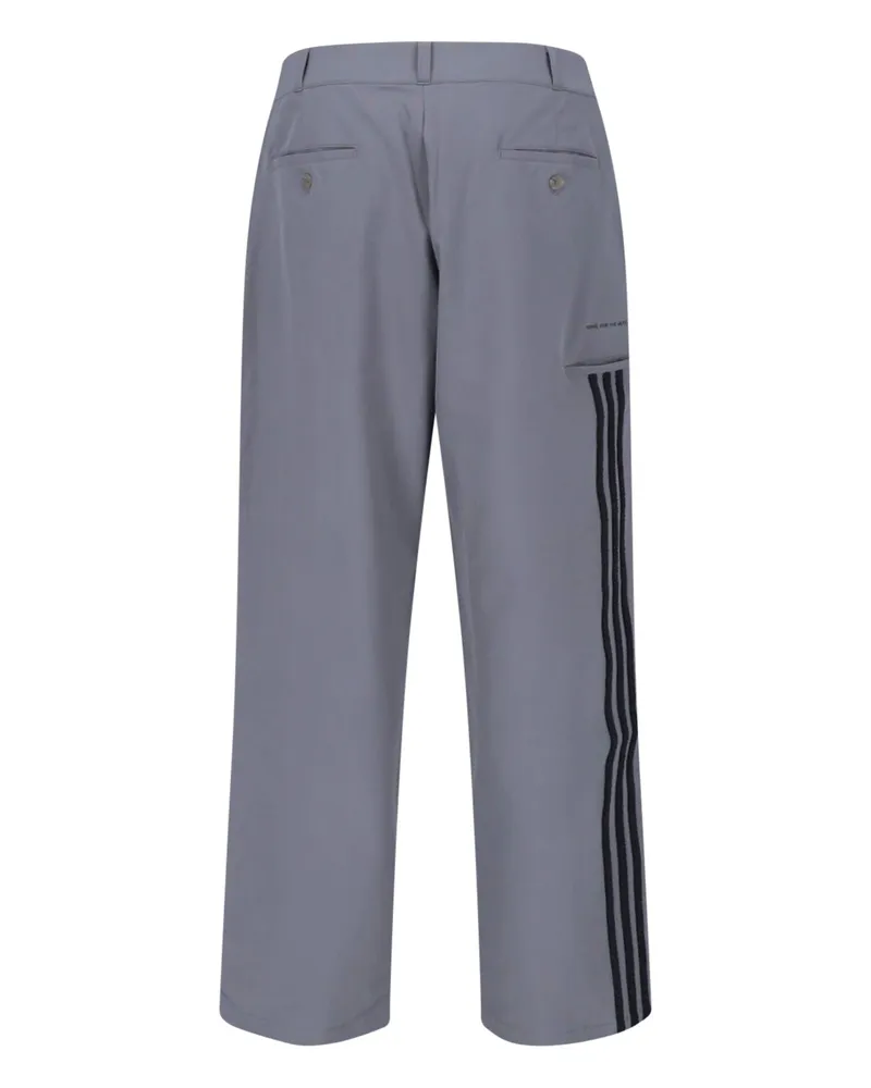 adidas Unisex Trousers Grey Recyecled Polyester Gray