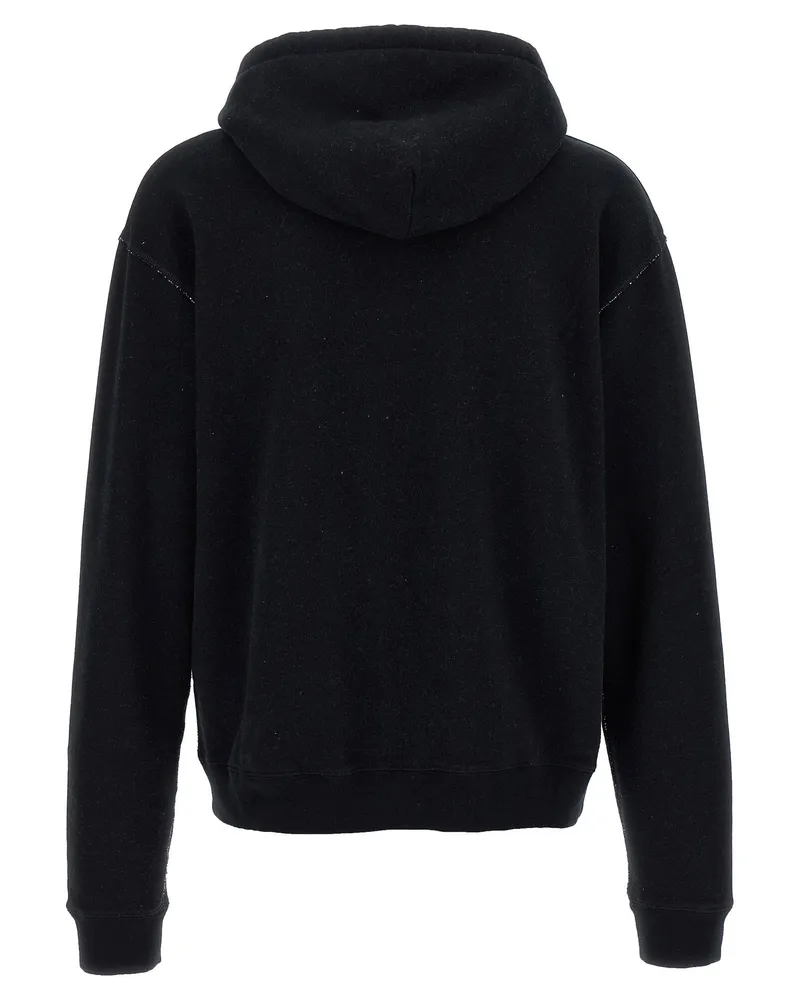 Valentino Garavani Chez Valentino Graphic Print Hoodie — Black Black