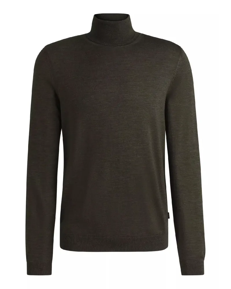 HUGO BOSS Musso-P Turtleneck Sweater — Green Green