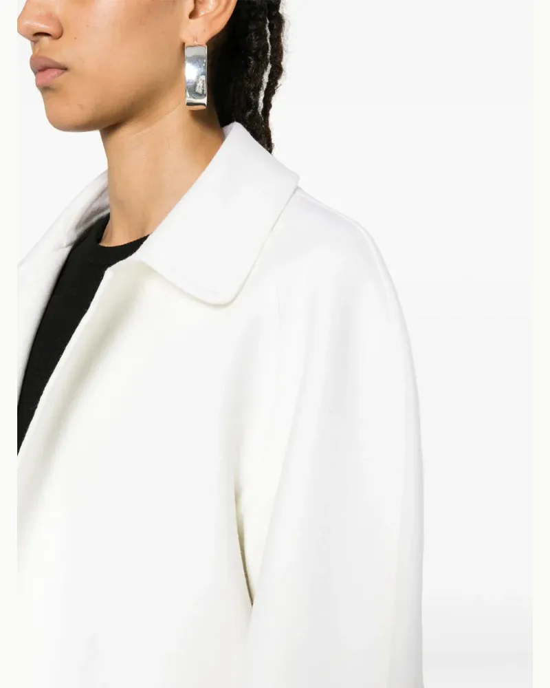 Fabiana Filippi Women's Felted Cropped Jacket Ss24 W White