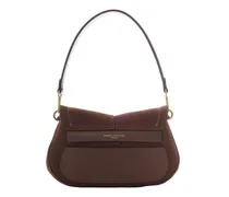Helena Round Shoulder Bag — Brown