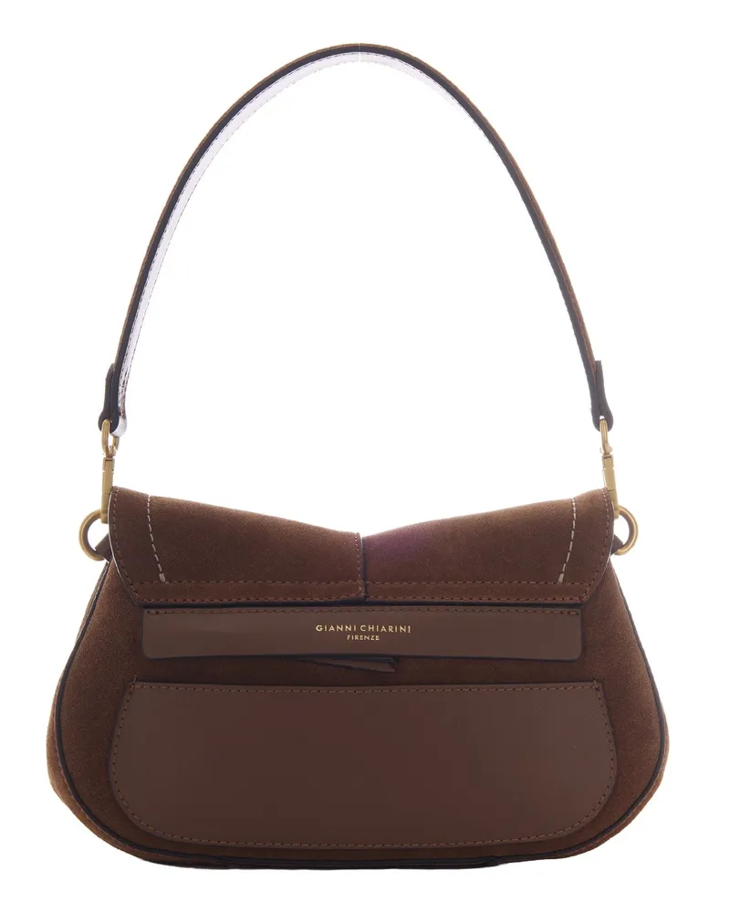 Gianni Chiarini Women's Shoulder Bag Helena Round Cognac Brown