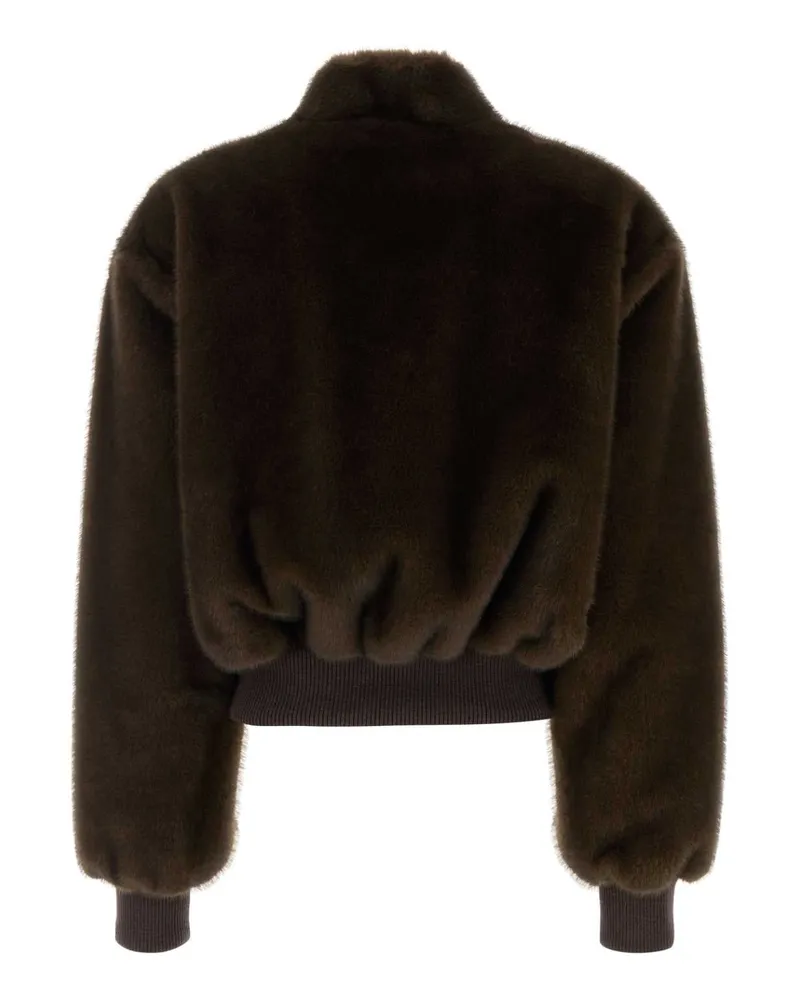 Stella McCartney Bomber Bomber Jacket — Brown Brown