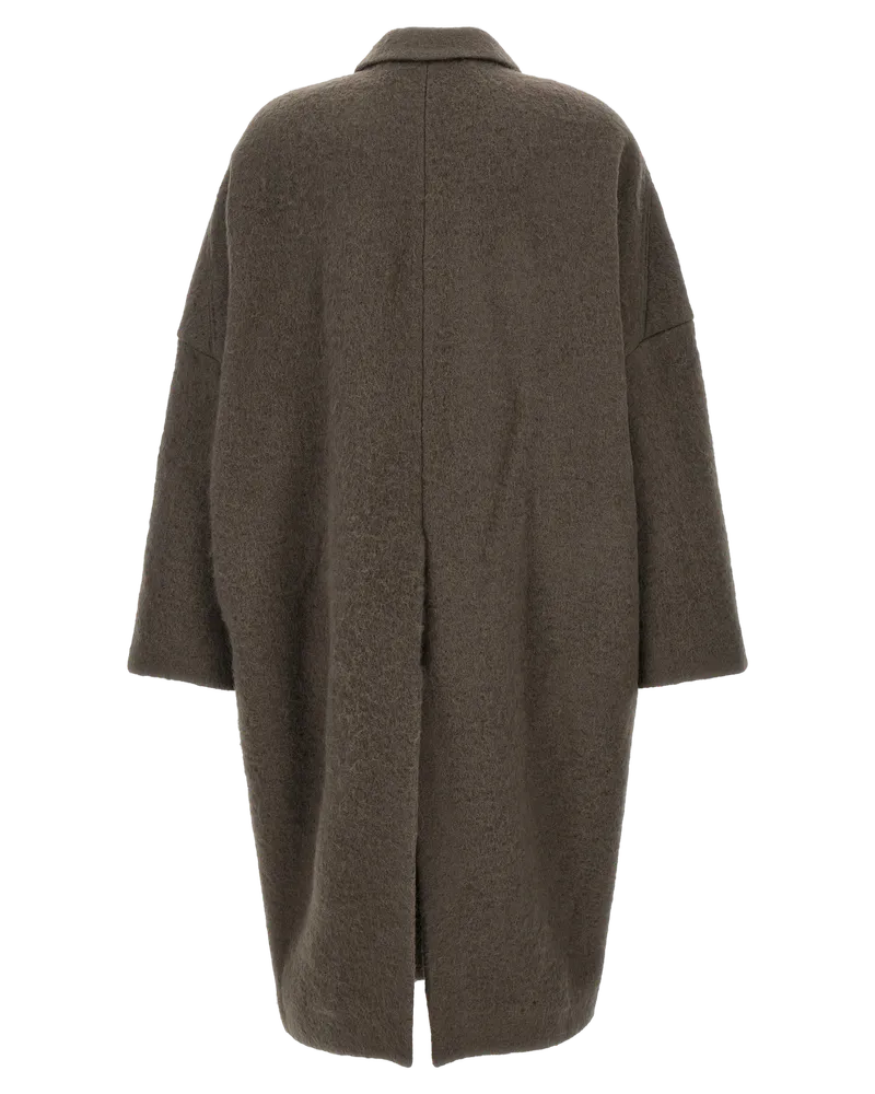 Rick Owens Poiret Coat — Grey Grey