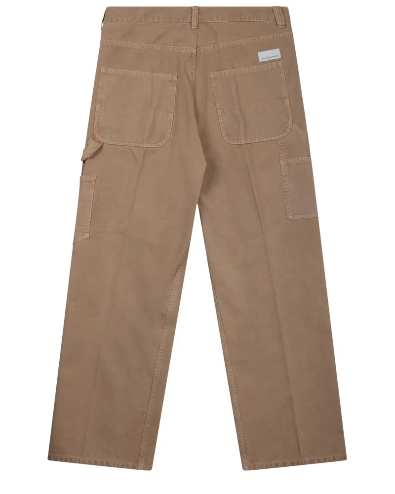 nine:inthe:morning Carpenter Cotton Jeans — Beige Beige